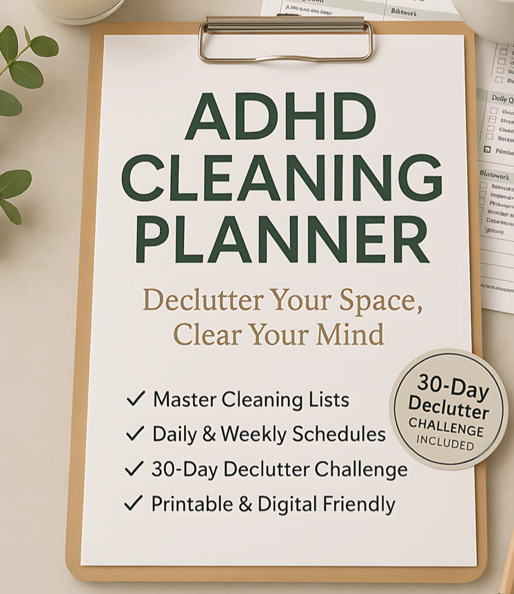 ADHD Cleaning Planner